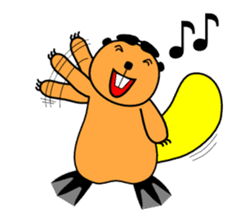 SINGING BEAVERS sticker #4298548
