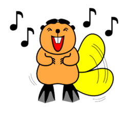 SINGING BEAVERS sticker #4298552
