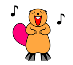 SINGING BEAVERS sticker #4298555