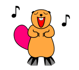 SINGING BEAVERS sticker #4298555
