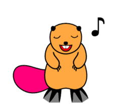 SINGING BEAVERS sticker #4298556