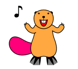 SINGING BEAVERS sticker #4298557