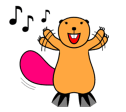 SINGING BEAVERS sticker #4298558