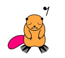 SINGING BEAVERS sticker #4298563