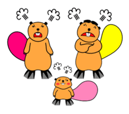 SINGING BEAVERS sticker #4298579