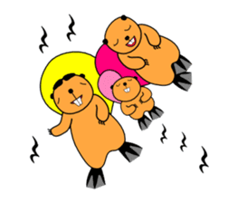 SINGING BEAVERS sticker #4298580