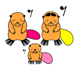 SINGING BEAVERS sticker #4298583