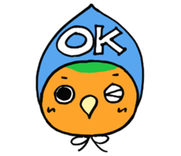 Picotan the lovebird - in English sticker #4299185