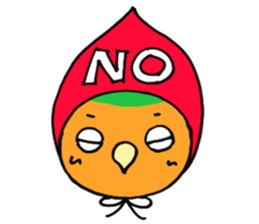 Picotan the lovebird - in English sticker #4299186