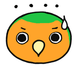 Picotan the lovebird - in English sticker #4299201