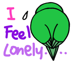 Picotan the lovebird - in English sticker #4299218