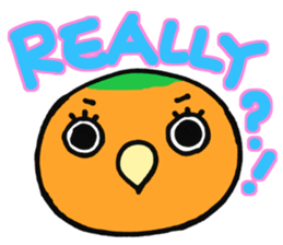 Picotan the lovebird - in English sticker #4299222