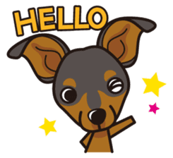 iinu - Miniature Pinscher sticker #4299264