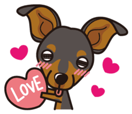 iinu - Miniature Pinscher sticker #4299270