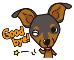 iinu - Miniature Pinscher sticker #4299303