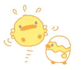 Piyokopiyo the chick bros sticker #4299976