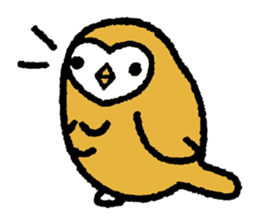 Nakanishi-kun and owl sticker #4300389