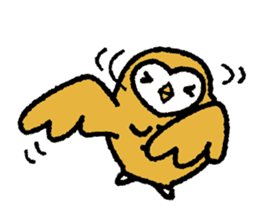 Nakanishi-kun and owl sticker #4300390