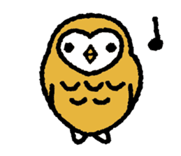 Nakanishi-kun and owl sticker #4300393