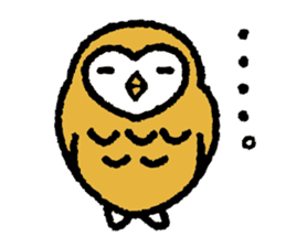 Nakanishi-kun and owl sticker #4300395