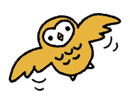 Nakanishi-kun and owl sticker #4300396