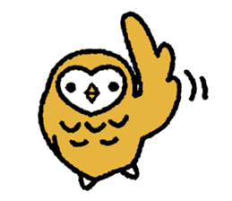 Nakanishi-kun and owl sticker #4300398