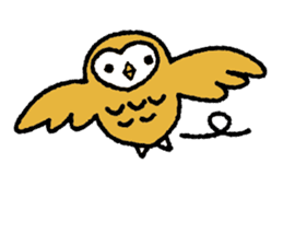 Nakanishi-kun and owl sticker #4300403