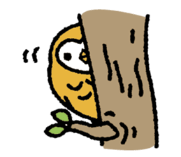 Nakanishi-kun and owl sticker #4300405