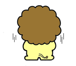 lion is cute sticker #4300614