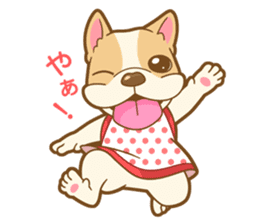 MIRCO of French bulldog sticker #4300904