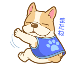 MIRCO of French bulldog sticker #4300905