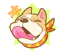 MIRCO of French bulldog sticker #4300909