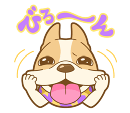 MIRCO of French bulldog sticker #4300912