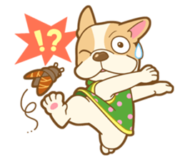 MIRCO of French bulldog sticker #4300914