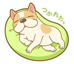 MIRCO of French bulldog sticker #4300920