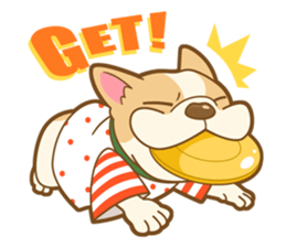 MIRCO of French bulldog sticker #4300922