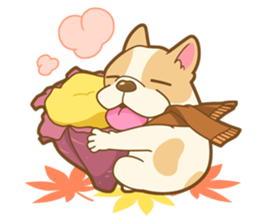 MIRCO of French bulldog sticker #4300926