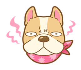 MIRCO of French bulldog sticker #4300933