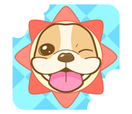 MIRCO of French bulldog sticker #4300942