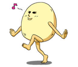 I was born as an egg. sticker #4301026