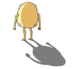 I was born as an egg. sticker #4301031