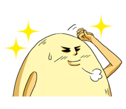 I was born as an egg. sticker #4301051