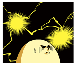 I was born as an egg. sticker #4301057