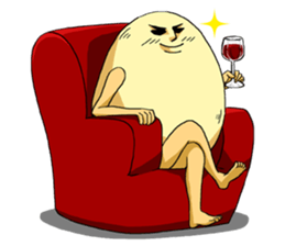 I was born as an egg. sticker #4301062