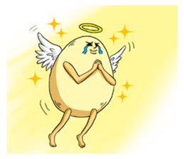 I was born as an egg. sticker #4301063