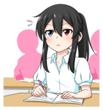 Bellezza Felutia in school uniform sticker #4301748