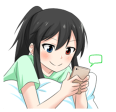 Bellezza Felutia in school uniform sticker #4301764