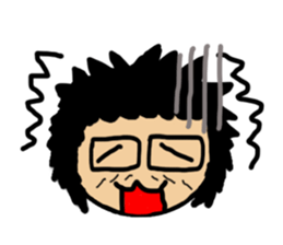 Japanese Otaku Acchan sticker #4302516