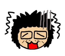 Japanese Otaku Acchan sticker #4302516