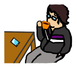 Japanese Otaku Acchan sticker #4302520